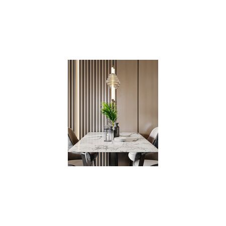 Pendant S/M LED Smokey Grey Spinning Top 5W Tri 3K/4K/6K 421 Lm