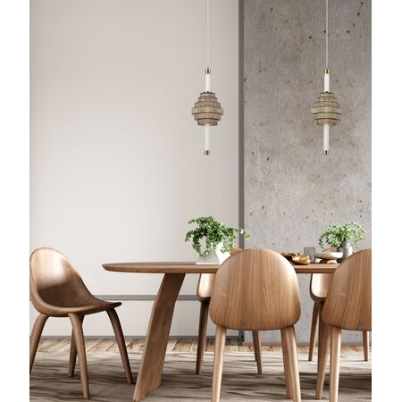 Pendant S/M LED Coffee Spinning Top 5W Tri 3K/4K/6K 478 Lm