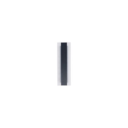 WALL S/M 32W RECT L1000mm LED TRI 860 Lm IP65 Black w/FR Diff 2YR