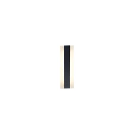 WALL S/M 32W RECT L1000mm LED TRI 860 Lm IP65 Black w/FR Diff 2YR