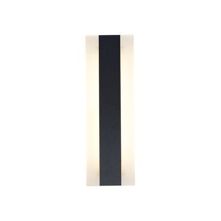 WALL S/M 32W RECT L1000mm LED TRI 860 Lm IP65 Black w/FR Diff 2YR