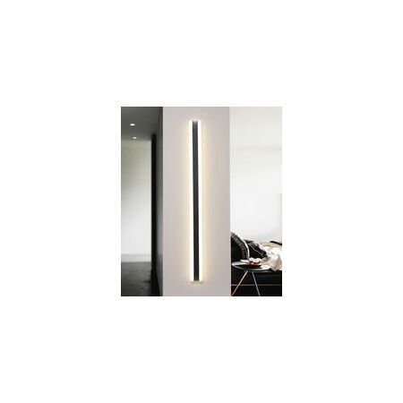 WALL S/M 32W RECT L1000mm LED TRI 860 Lm IP65 Black w/FR Diff 2YR