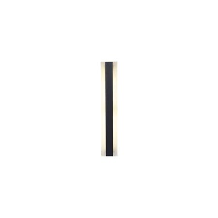 WALL S/M 32W RECT L1000mm LED TRI 860 Lm IP65 Black w/FR Diff 2YR
