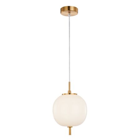 PENDANT SES 10W Round Smokey Black (Mirror Finish) Glass w/Black Highlight OD185mm x H290mm