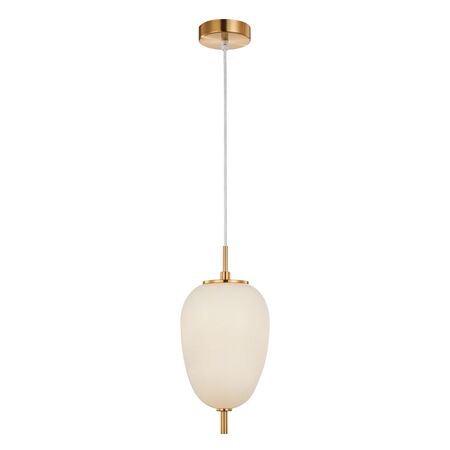 PENDANT SES 10W Oval Smokey Black (Mirror Finish) Glass w/Black Highlight OD160mm x H340mm
