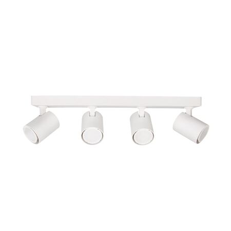 SPOT 4/ADJ GU10 Wh IP20 RECT BAR L450mm x W75mm x H25mm
