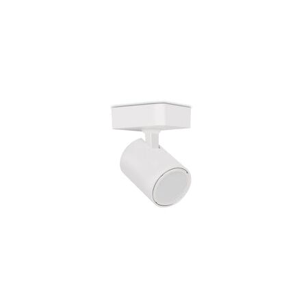 SPOT S/ADJ GU10 Wh IP20 SQ BASE L81mm x H81mm X D25mm