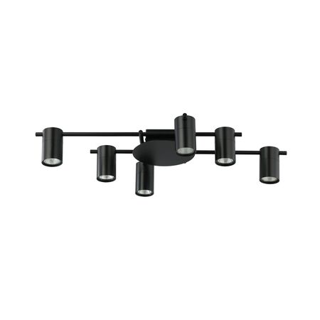 SPOT GU10 X 3 Interior Ceiling Matt BLK OD510mm H120mm Adj