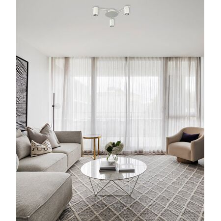 SPOT GU10 X 3 Interior Ceiling Wh OD510mm H120mm Adj