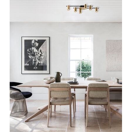 SPOT GU10 X 6 Interior Ceiling Brass OD720mm H120mm Adj