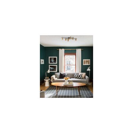 SPOT GU10 X 6 Interior Ceiling Brass OD720mm H120mm Adj