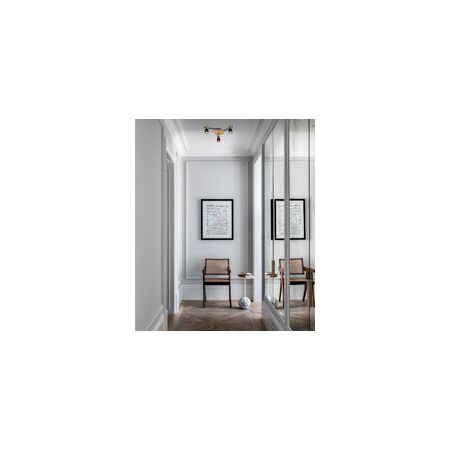 SPOT GU10 X 6 Interior Ceiling Brass & Matt Blk OD720mm H120mm Adj