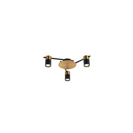 SPOT GU10 X 4 Interior Ceiling Brass & Matt Blk OD520mm H120mm Adj