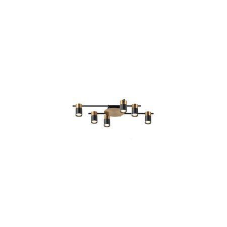 SPOT GU10 X 4 Interior Ceiling Brass & Matt Blk OD520mm H120mm Adj