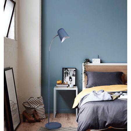FLOOR ES Matt Blue ELLIPSE H1545mm Adj w/wave edge