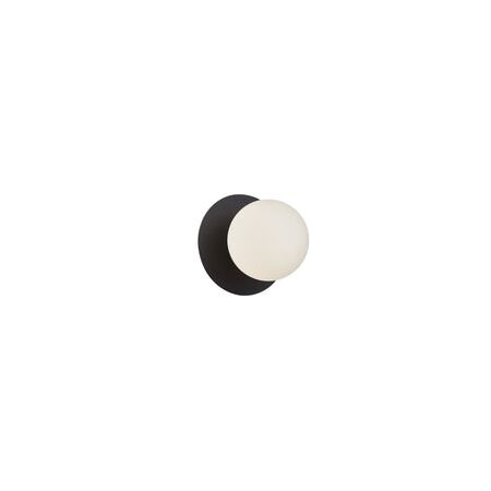 Wall Int S/M G9 Round Opal Diffuser w/ Round White Base