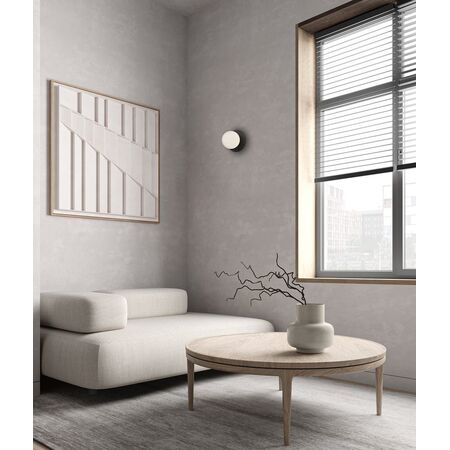 Wall Int S/M G9 Round Opal Diffuser w/ Round Gold Base