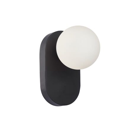 Wall Int S/M G9 Round Opal Diffuser w/ Oblong Gold Base