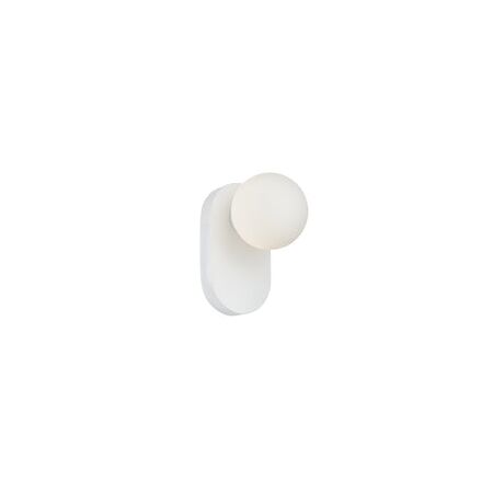 Wall Int S/M G9 Round Opal Diffuser w/ Oblong Gold Base
