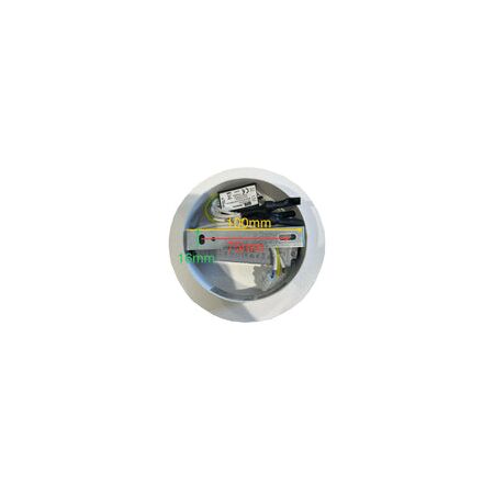 WALL Int City S/M 5W Round Rotatable Wh Dim Tri 3K/4K/5.7K 294 Lm