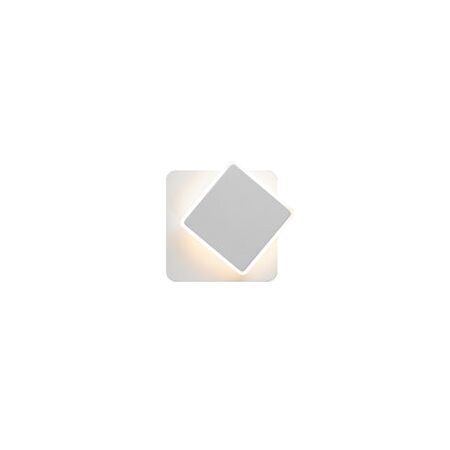 WALL Int S/M City 6W Square Rotatable Wh Dim Tri 3K/4K/5.7K 328 Lm