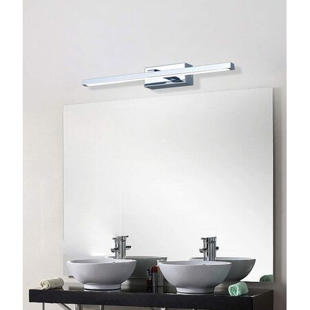 WALL Int S/M 8W LINEAR Chrome Tri Dim FR Diff L365 mm 762Lm