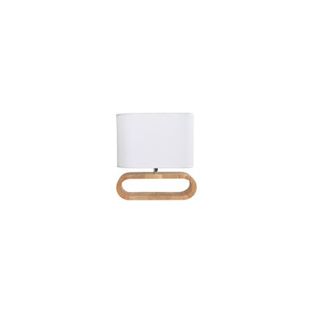 TABLE ES Brown Cloth OVAL OD100mm w/Dark Wood
