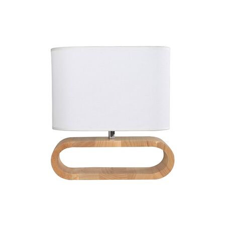 TABLE ES Brown Cloth OVAL OD100mm w/Dark Wood