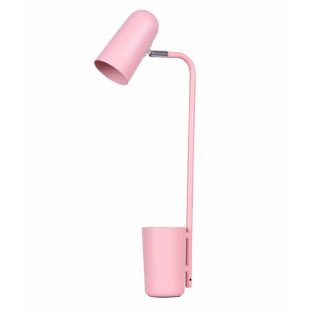 TABLE SES Matt Pink ELLIPSE OD160mm Adj with Storage