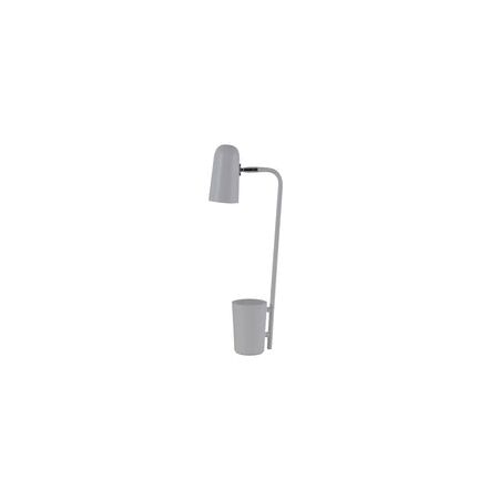 TABLE SES Matt Grey ELLIPSE OD160mm Adj with Storage