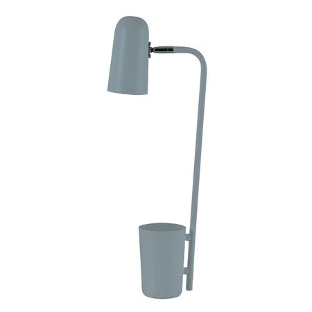 TABLE SES Matt Grey ELLIPSE OD160mm Adj with Storage