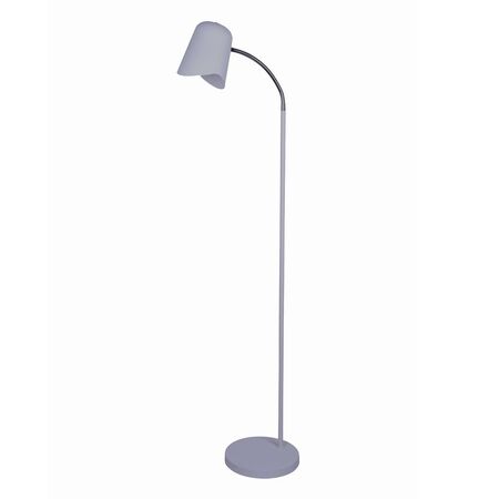 FLOOR ES Matt Grey ELLIPSE H1545mm Adj w/wave edge
