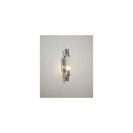 Wall Int S/M SES TUBULAR CLR Glass w/ Black Base