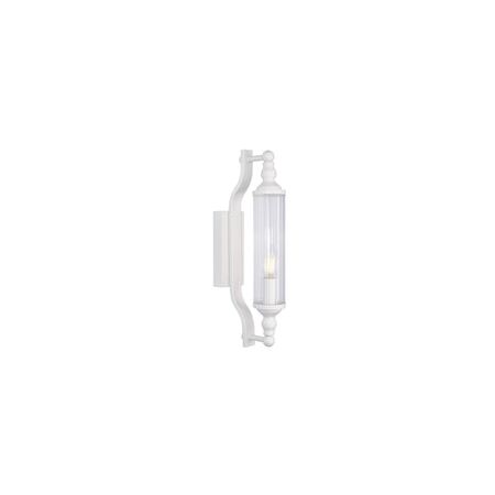 Wall Int S/M SES TUBULAR CLR Glass w/ Black Base