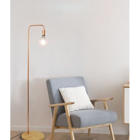 FLOOR ES Wh HOOK H1610mm w/blonde wood