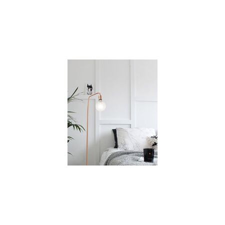 FLOOR ES Wh HOOK H1610mm w/blonde wood