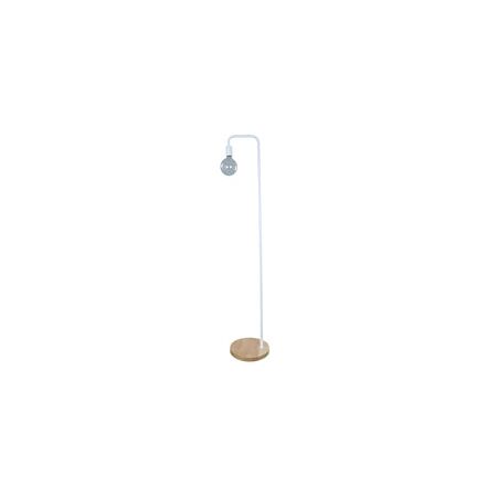 FLOOR ES Wh HOOK H1610mm w/blonde wood