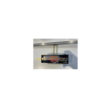 WALL Int S/M 20W LINEAR Adj Chrome Tri Dim FR Diff L606 1334Lm