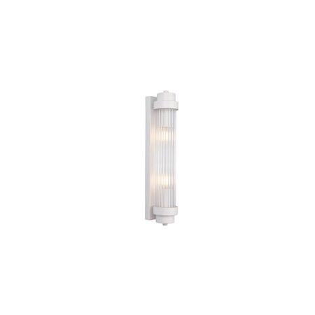 Wall Int S/M 2 x SES Up/Dn CLR Glass Rod w/ Satin Chrome Base
