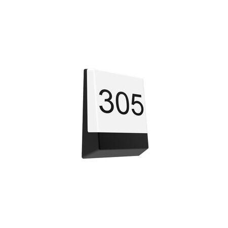 BULKHEAD 12W RECT Blk 3K IP65 Letterbox 770 Lm