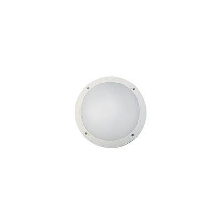 BULKHEAD 12W RND Blk 4K IP66 OD300mm 800 Lm