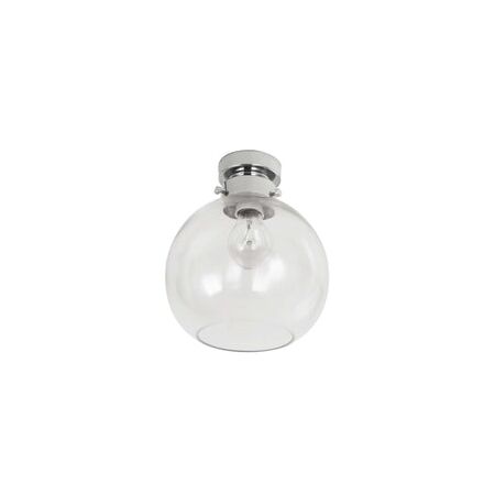 DIY Batten Fitting CLR (Glass) WINE GLASS OD 200mm w/Chrome