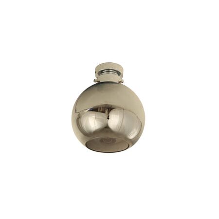 DIY Batten Fitting Smoke (Glass) WINE GLASS OD200mm w/Chrome