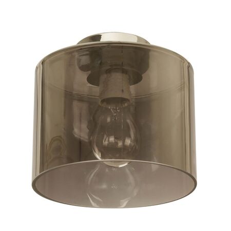 DIY Batten Fitting CLR Glass OBLONG OD180mm w/Blk