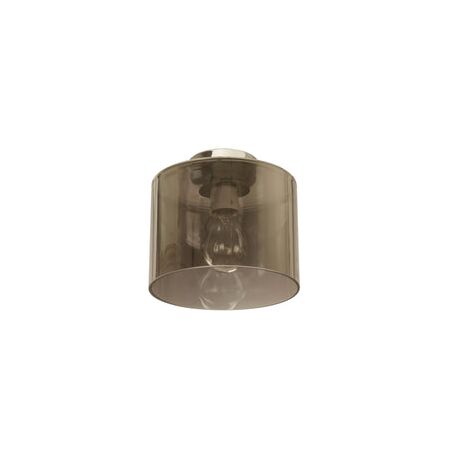 DIY Batten Fitting CLR Glass OBLONG OD180mm w/Chrome