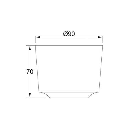 DIY Batten Fix Cover Polished Brass OD90mm
