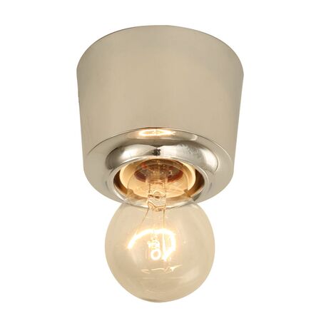 DIY Batten Fix Cover Polished Brass OD90mm
