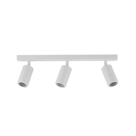 PILLAR ADJ 4 Light GU10 Wh IP44 SQ B/Plate