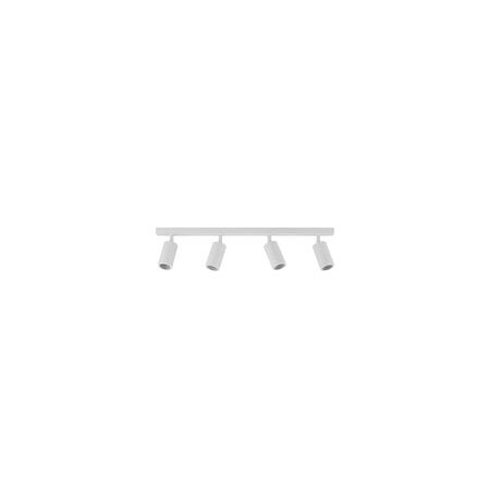 PILLAR ADJ 4 Light GU10 Wh IP44 SQ B/Plate