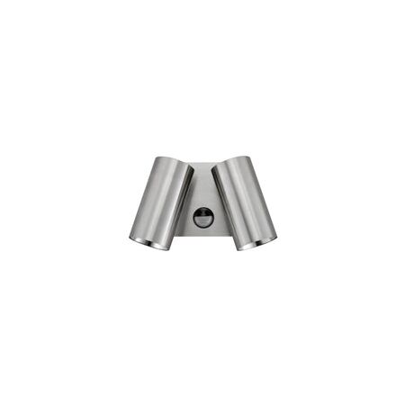 D/ADJ Pillar LED Titanium Anod Alum 3K / 4K/ 5.5K (2 x 850 Lm) IP65 16W w/sensor